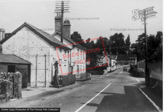 Photo of East Budleigh, The Crossroads c.1955