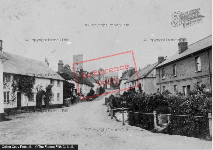 Photo of East Budleigh, The Village c.1890
