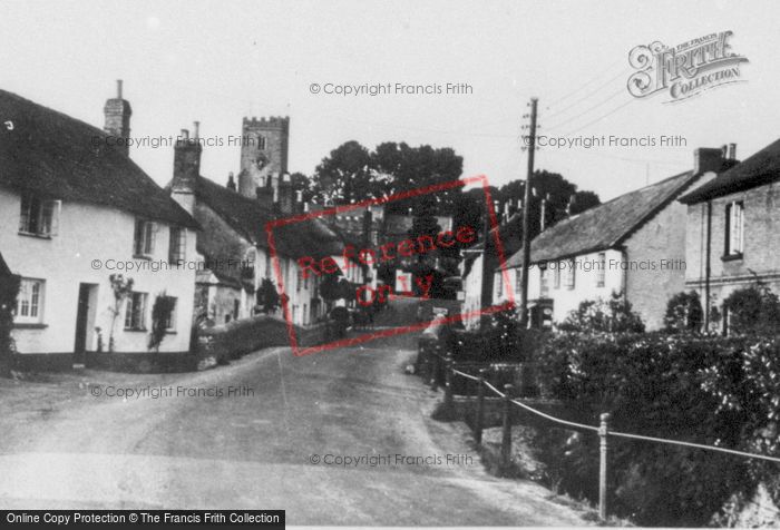 Photo of East Budleigh, The Village c.1955