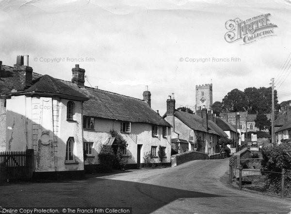 Photo of East Budleigh, The Village c.1955