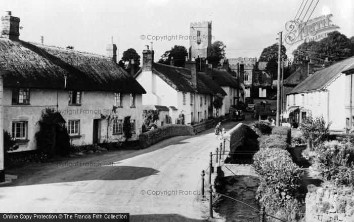 Photo of East Budleigh, The Village c.1955