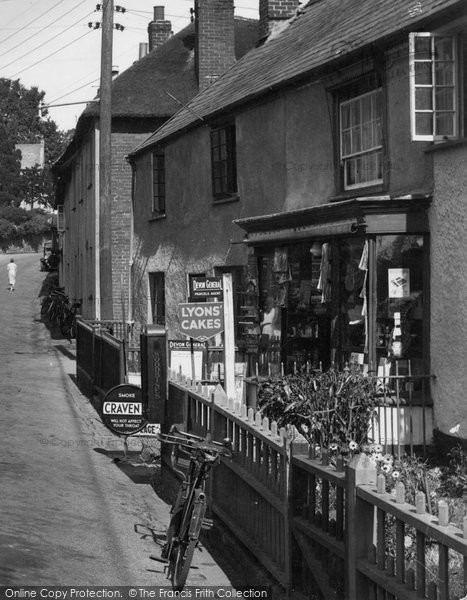 Photo of East Budleigh, The Village Shop 1938