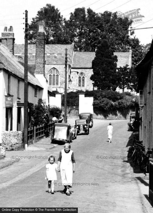 Photo of East Budleigh, The Village Street 1938