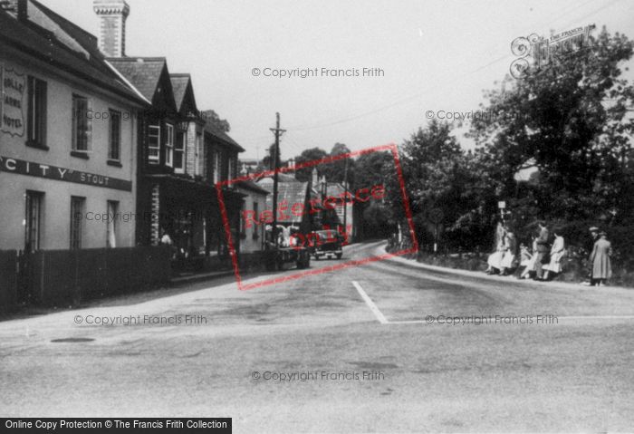 Photo of East Budleigh, View From The Crossroads c.1955