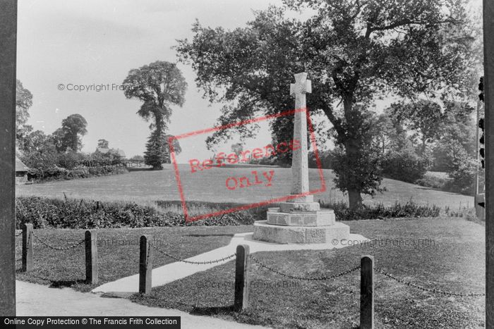 Photo of East Budleigh, War Memorial 1925