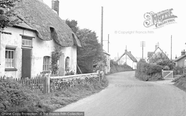 Photo of East Burton, The Village c.1955