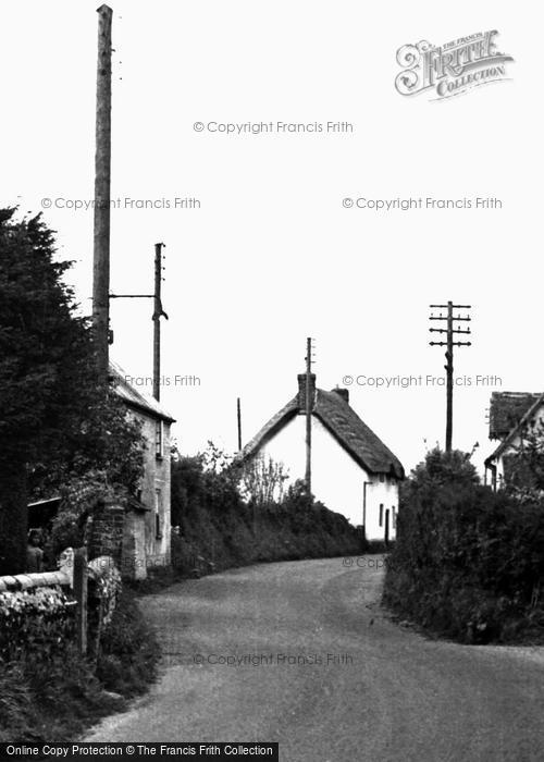 Photo of East Burton, The Village c.1955