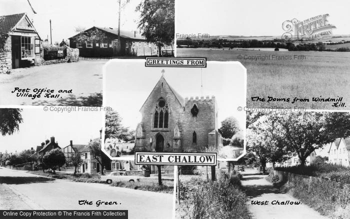 Photo of East Challow, Composite c.1960