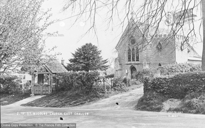 Photo of East Challow, St Nicholas Church c.1955