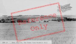 The Downs From Windmill Hill c.1960, East Challow