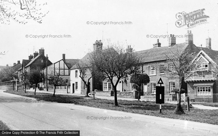 Photo of East Challow, The Green Looking South c.1955