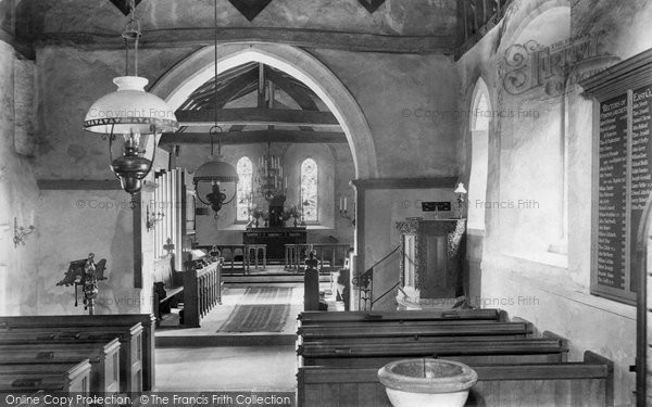 Photo of East Clandon, Church Interior 1907