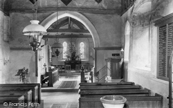 Church Interior 1907, East Clandon