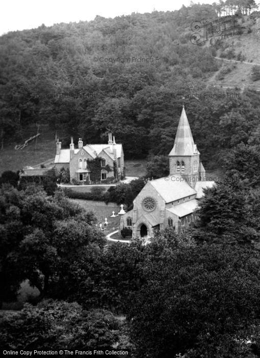 Photo of East Clevedon, Church From Strawberry Hill 1887