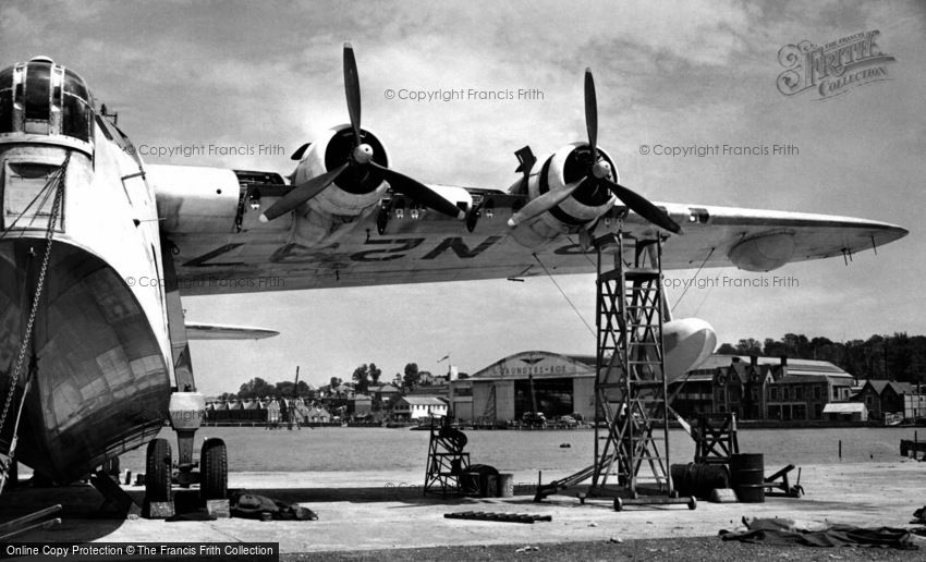 East Cowes, Saunders Roe Seaplane Base c1955