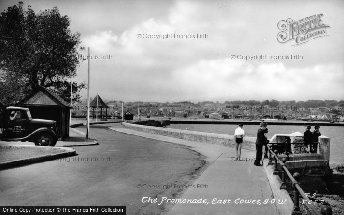 Photo of East Cowes, The Promenade c.1955