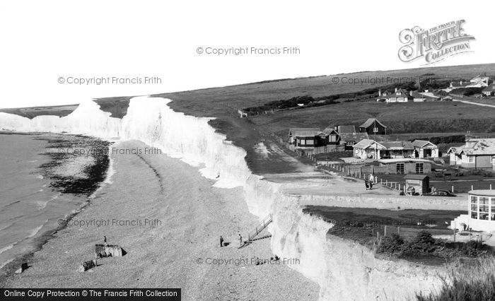 Photo of East Dean, Birling Gap Hotel And The Beach c.1960