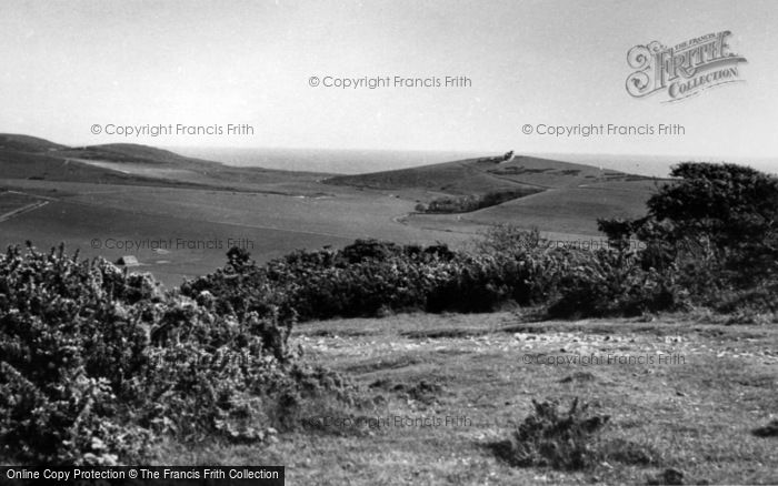 Photo of East Dean, The Downs c.1955