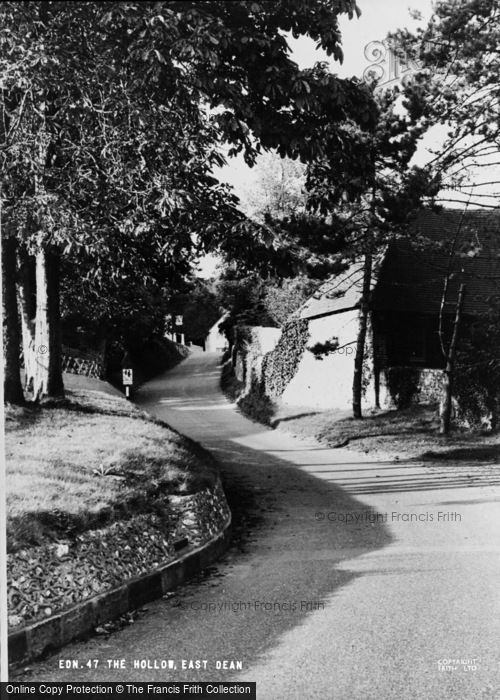 East Dean, the Hollow c1960 Photo of East Dean, The Hollow c.1960