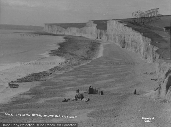 Photo of East Dean, The Seven Sisters, Birling Gap c.1955