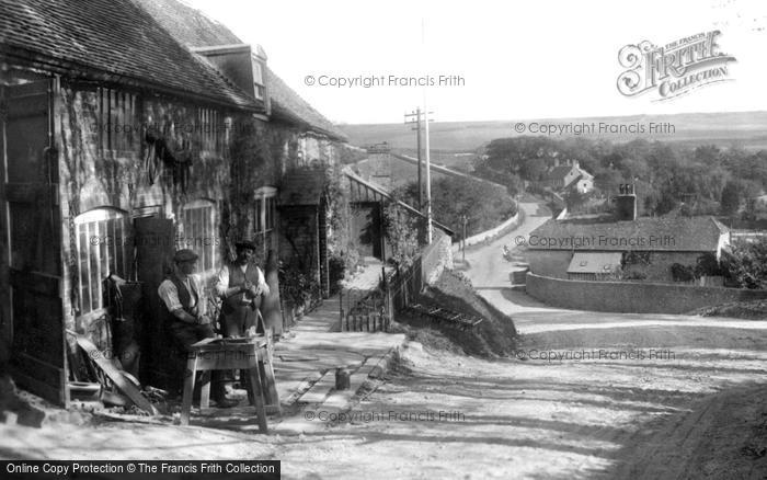 Photo of East Dean, Working At The Old Forge 1921