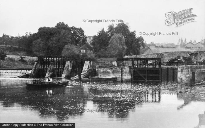 Photo of East Farleigh, The Lock c.1900