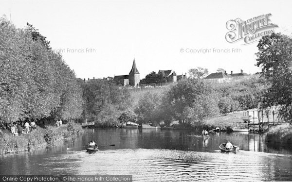 Photo of East Farleigh, The River Medway c.1960