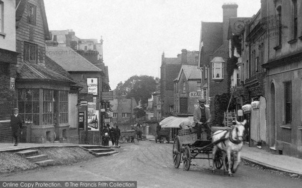 Photo of East Grinstead, Cart In London Road 1907