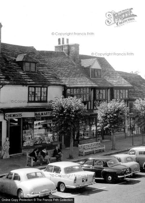 Photo of East Grinstead, H S Martin Chemists c.1965