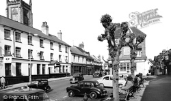 High Street And Sidewalk c.1960, East Grinstead