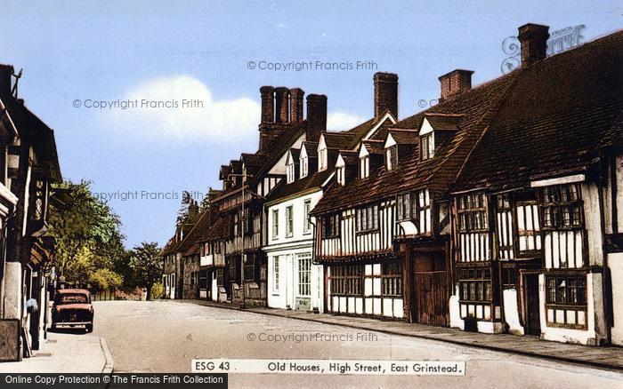 Photo of East Grinstead, High Street, Old Houses c.1960
