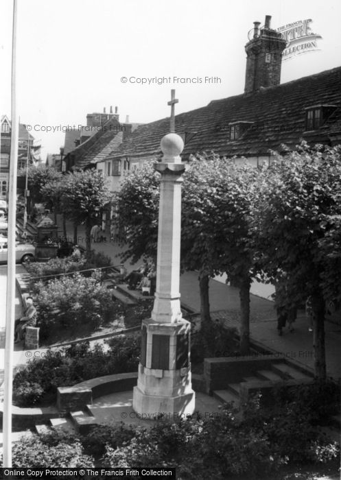 Photo of East Grinstead, High Street War  Memorial c.1965