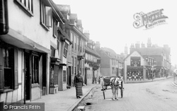 In The High Street 1904, East Grinstead