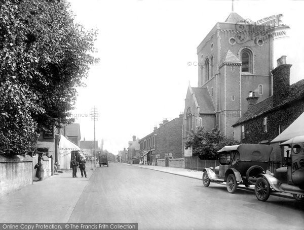 Photo of East Grinstead, London Road And Catholic Church 1925
