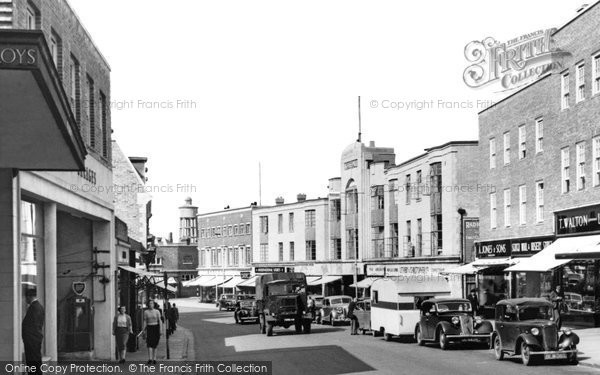 Photo of East Grinstead, London Road c.1955