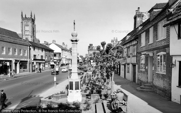 Photo of East Grinstead, Memorial And High Street c.1960