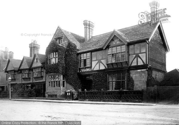 Photo of East Grinstead, Old Stone Houses 1890