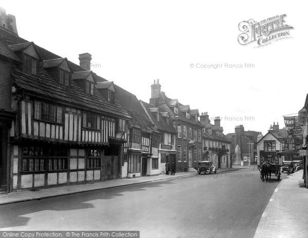 Photo of East Grinstead, Picturesque Houses In High Street 1933