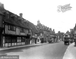 Picturesque Houses In High Street 1933, East Grinstead