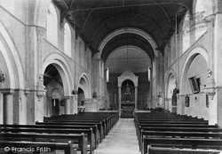 Roman Catholic Church Interior 1911, East Grinstead