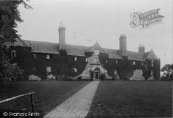 Sackville College, South Front 1910, East Grinstead