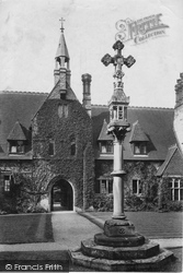 St Margaret's Convent, Quadrangle Looking West 1909, East Grinstead