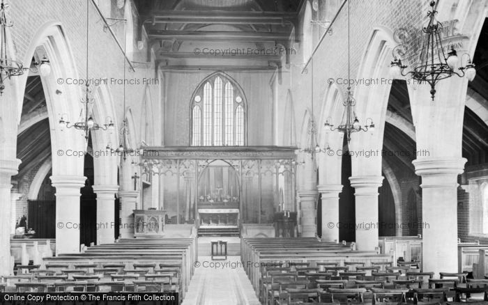 Photo of East Grinstead, St Mary's Church Interior 1914
