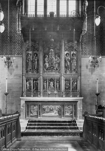 Photo of East Grinstead, St Mary's Church Reredos 1921
