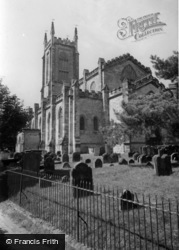 St Swithun's Church c.1965, East Grinstead