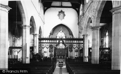 St Swithun's Church Interior c.1965, East Grinstead