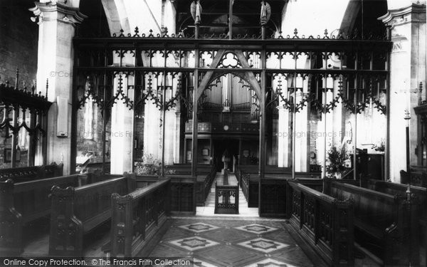 Photo of East Grinstead, St Swithun's Church, Screen c.1965