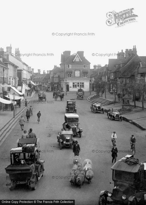 Photo of East Grinstead, Traffic In High Street 1923