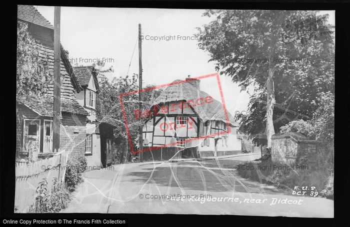 Photo of East Hagbourne, The Village c.1955