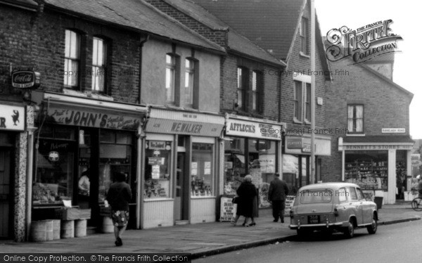Photo of East Ham, Parade Of Shops In Barking Road c.1965